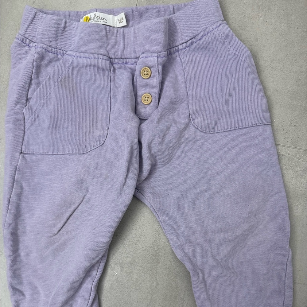 Boden Lavender Kids Sweatpants